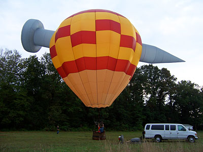 Nail special shape hot air balloon